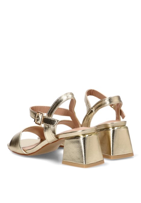 Sandalia de vestir oro para mujer STAY 60-2591 tacón medio