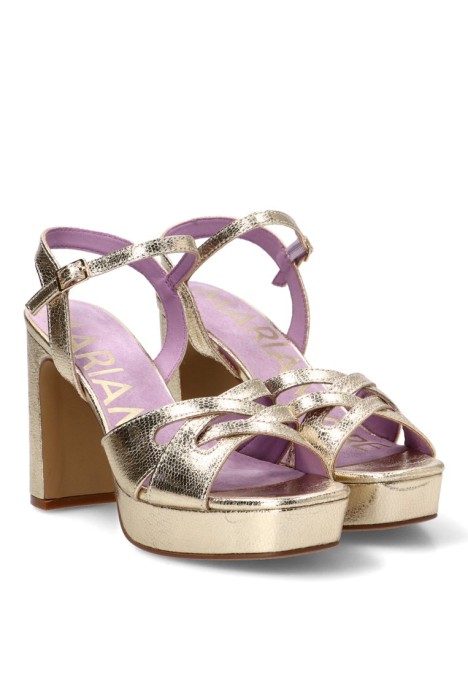 Sandalia oro de mujer MARIA MARE 68711
