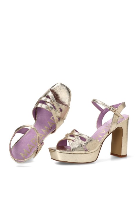 Sandalia oro de mujer MARIA MARE 68711