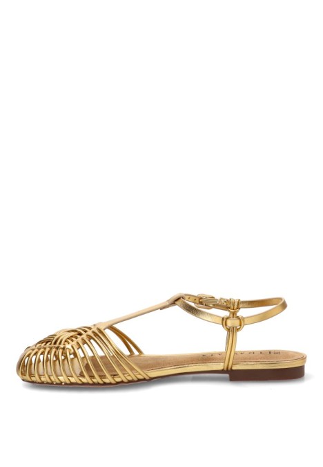 Sandalia oro de mujer TRAVIATA M6396