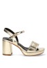 Sandalia oro de mujer ETIKA 90008