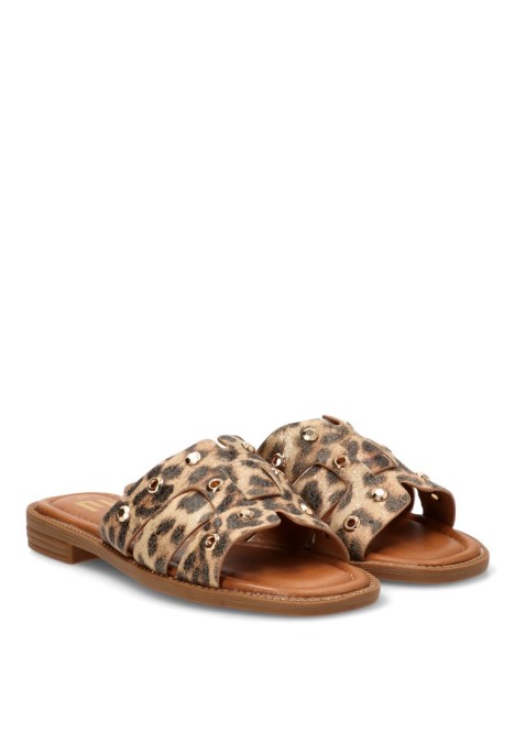Sandalia leopardo de mujer ETIKA 10162