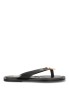 Chanclas sandalias playa de mujer ETIKA 10108 negro sintetico suela plana