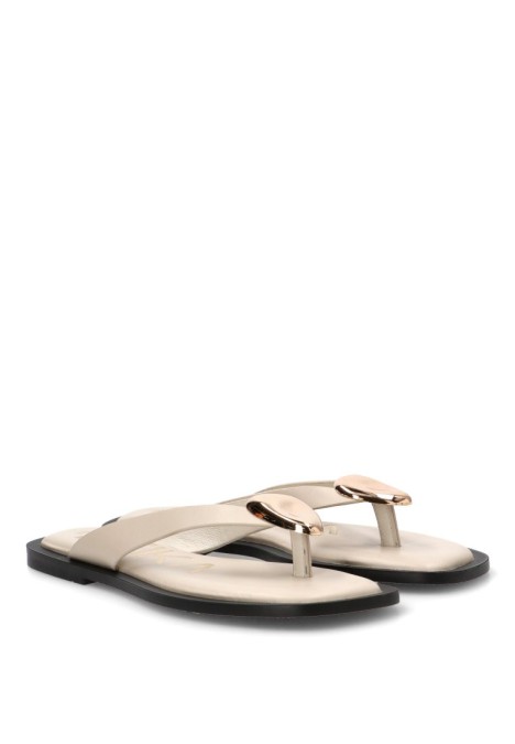 Chanclas sandalias playa de mujer ETIKA 10108 hielo sintetico suela plana