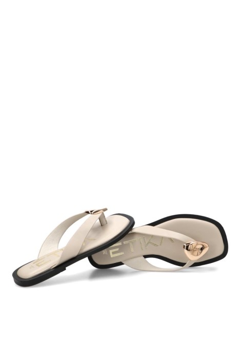 Chanclas sandalias playa de mujer ETIKA 10108 hielo sintetico suela plana