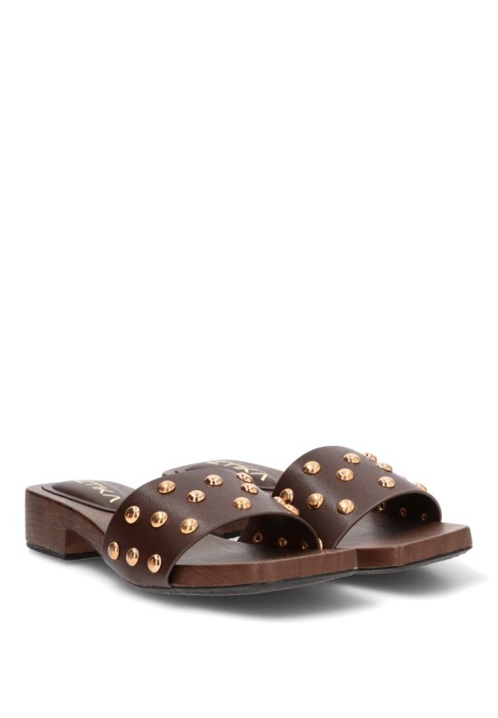 Sandalia chocolate de mujer ETIKA 30031