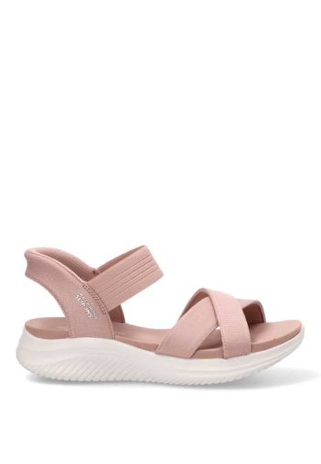 Sandalia rosa de mujer SKECHERS 119975