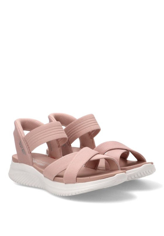 Sandalia rosa de mujer SKECHERS 119975