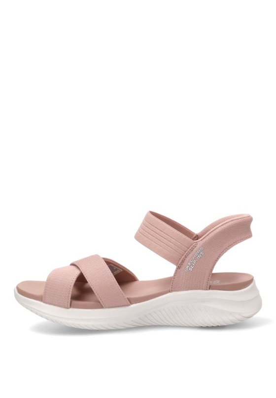 Sandalia rosa de mujer SKECHERS 119975