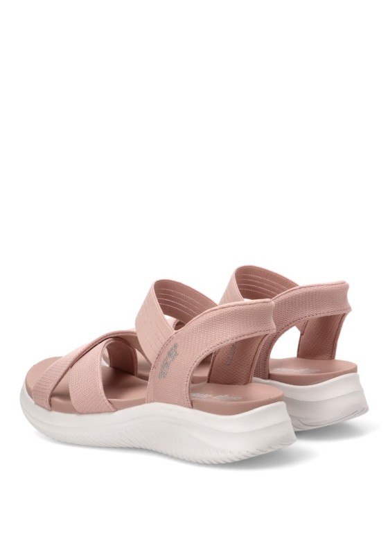 Sandalia rosa de mujer SKECHERS 119975