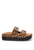 Sandalia con suela doble de mujer STAY 18-2543 en leopardo