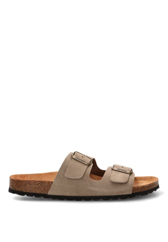 Sandalia taupe de hombre AUTENTI 3195