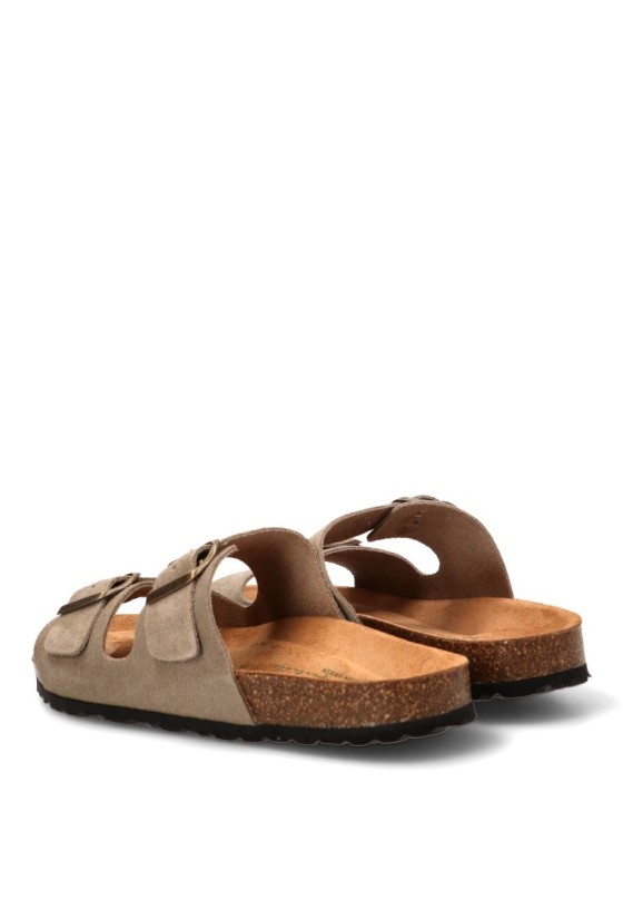 Sandalia taupe de hombre AUTENTI 3195