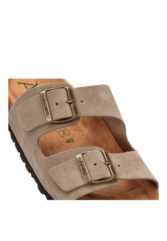 Sandalia taupe de hombre AUTENTI 3195