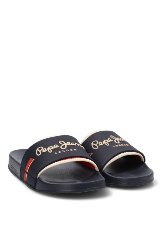 Chanclas playa con pala de goma y suela plana de hombre PEPE JEANS PMS700019