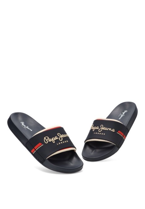 Chanclas playa con pala de goma y suela plana de hombre PEPE JEANS PMS700019
