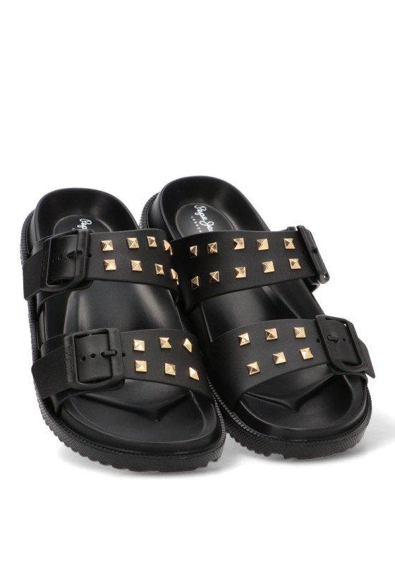 Sandalia de playa negra PLS700005 de mujer PEPE JEANS