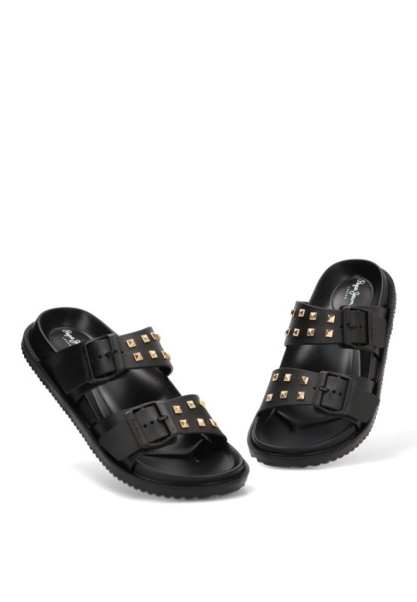 Sandalia de playa negra PLS700005 de mujer PEPE JEANS