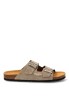 Sandalia de piel taupe para hombre PEPE JEANS PMS90112