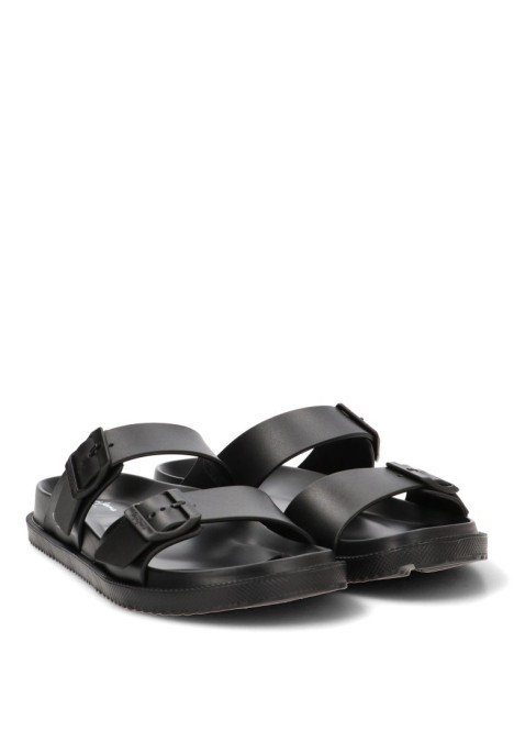 Chanclas de playa negras con hebilla para hombre PEPE JEANS PMS700011