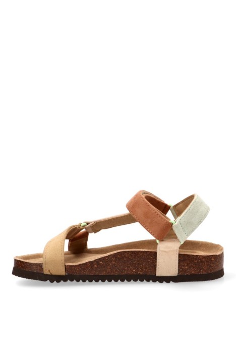 Sandalia multicolor de mujer ETIKA 10097