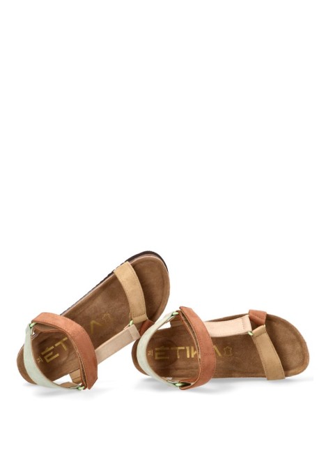 Sandalia multicolor de mujer ETIKA 10097