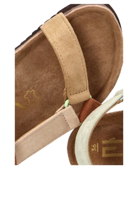 Sandalia multicolor de mujer ETIKA 10097