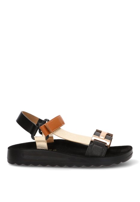 Sandalia negra de mujer ARMONY 10084