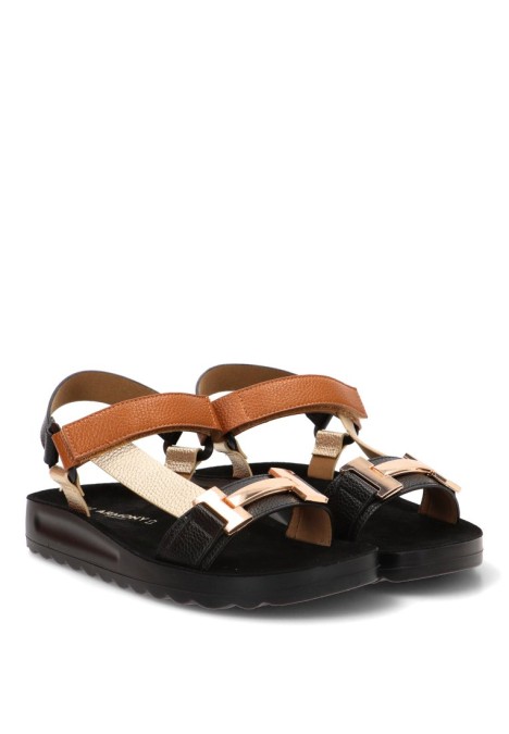 Sandalia negra de mujer ARMONY 10084