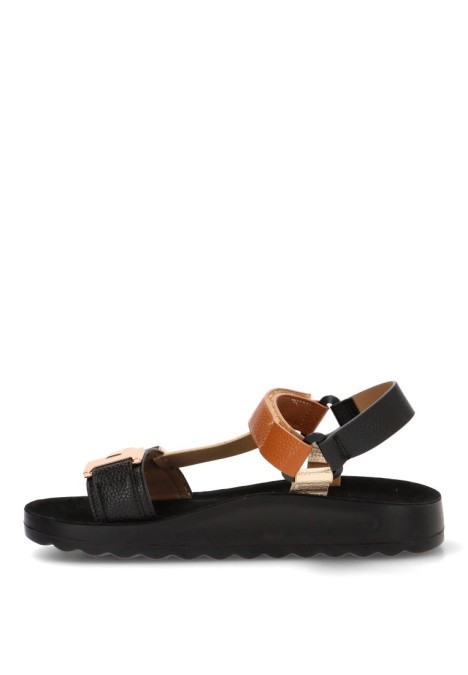 Sandalia negra de mujer ARMONY 10084