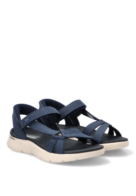 Sandalia de mujer en color marino SKECHERS 141481