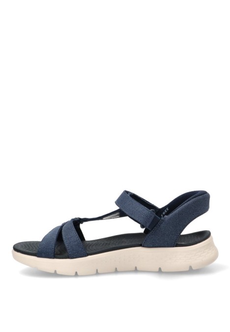 Sandalia de mujer en color marino SKECHERS 141481