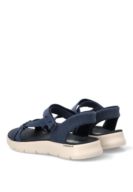 Sandalia de mujer en color marino SKECHERS 141481