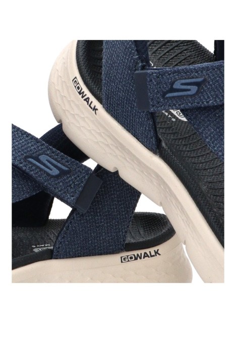 Sandalia de mujer en color marino SKECHERS 141481