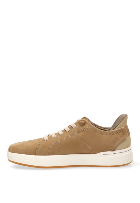 Deportivo con empeine en piel camel de hombre FLUCHOS F2378