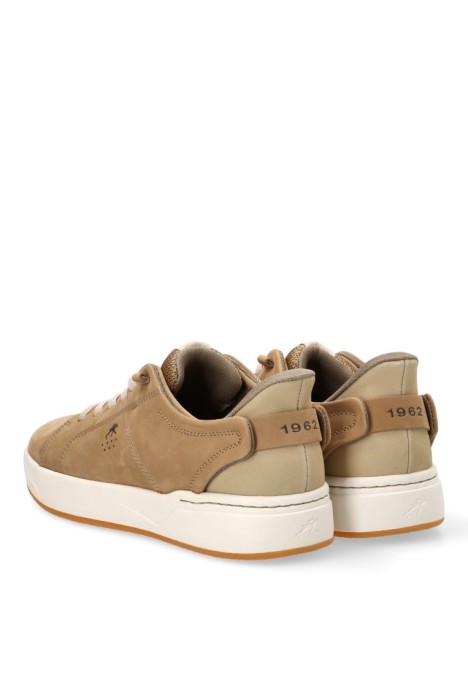Deportivo con empeine en piel camel de hombre FLUCHOS F2378