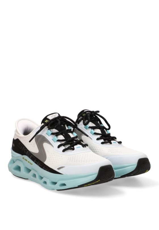 Deportivo textil blanco con suela plana para hombre SKECHERS 232921
