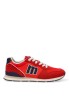 Deportivo rojo sintético con suela plana para hombre MUSTANG 84467