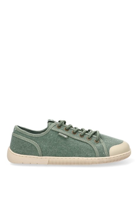 Deportivo de mujer MUSTANG 60944 verde textil  suela plana