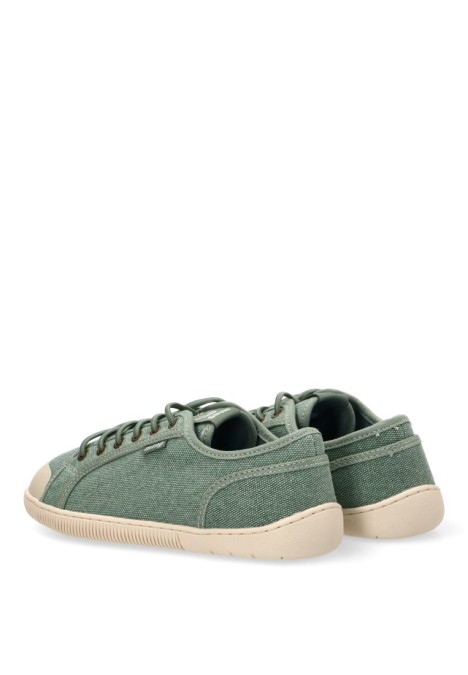 Deportivo de mujer MUSTANG 60944 verde textil  suela plana