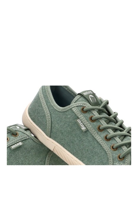 Deportivo de mujer MUSTANG 60944 verde textil  suela plana