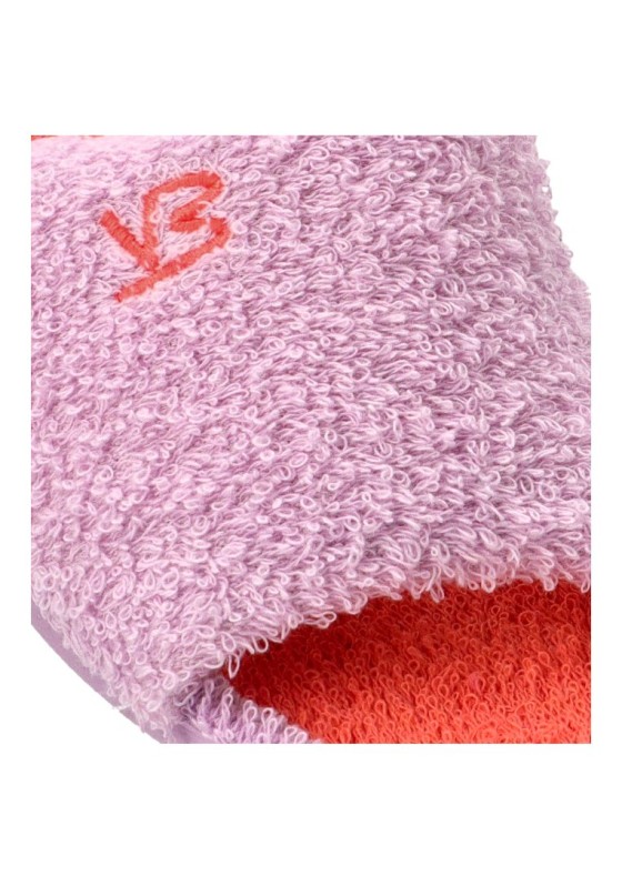 Zapatillas de casa lila con punta abierta 4905 para mujer VULCA-BICHA
