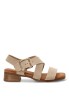 Sandalia de mujer ETIKA 30033 beige sintetico tacón medio