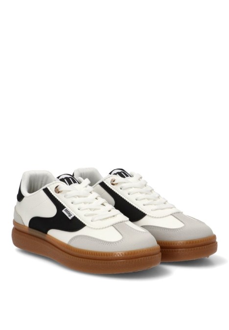 Deportivo blanco de mujer Mustang 60956