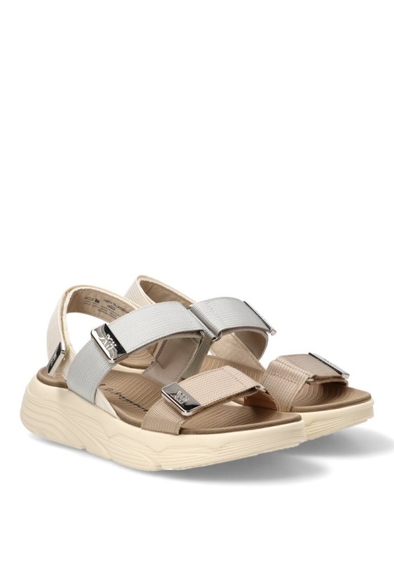 Sandalia beige de mujer XTI modelo 144073