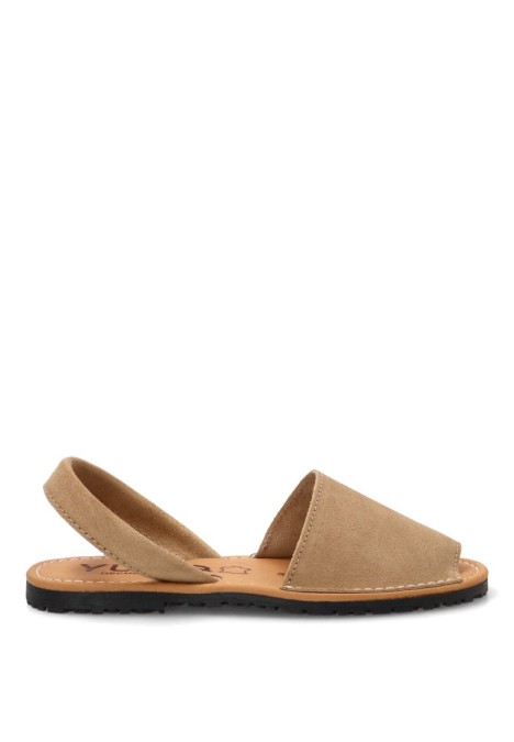 Sandalia beige de mujer PISTACHO ME 550