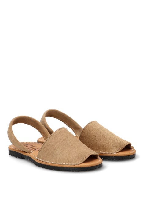 Sandalia beige de mujer PISTACHO ME 550