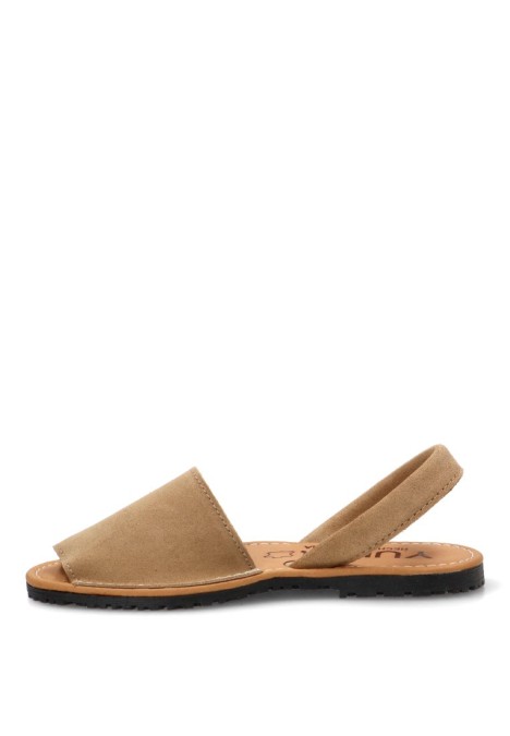 Sandalia beige de mujer PISTACHO ME 550