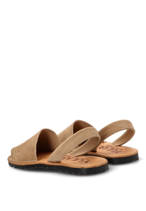 Sandalia beige de mujer PISTACHO ME 550