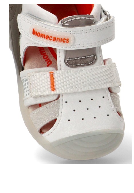 Sandalia blanca de niño BIOMECANICS 262124